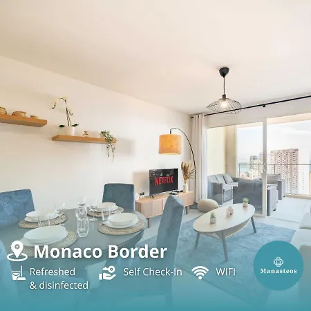 5Mn Monaco - Terrasse - Vue Mer - Parking - Bd Beausoleil Exterior photo