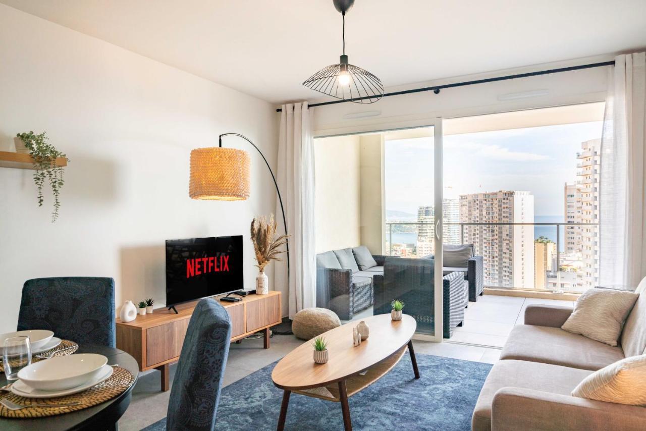 5mn Monaco - Terrasse - Vue - Parking - Bd Apartment *
